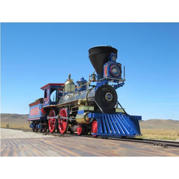 Impresso em Tela para Quadro Locomotiva Monumento Histrico - Afic2738