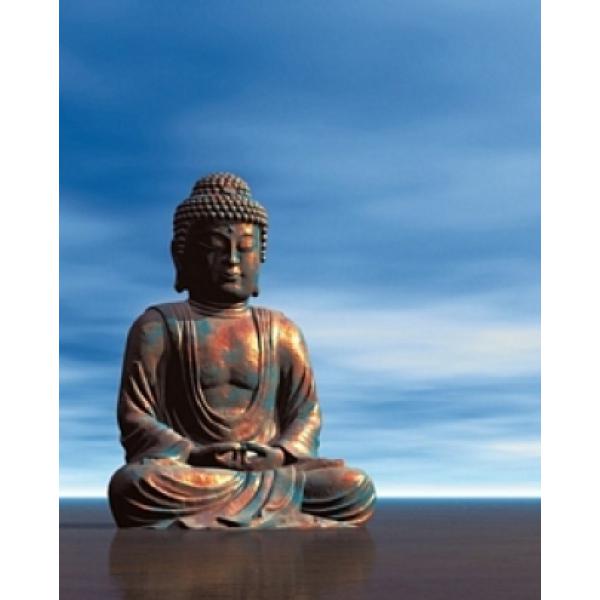 Gravura para Quadros Buda Meditando 40x50 Cm