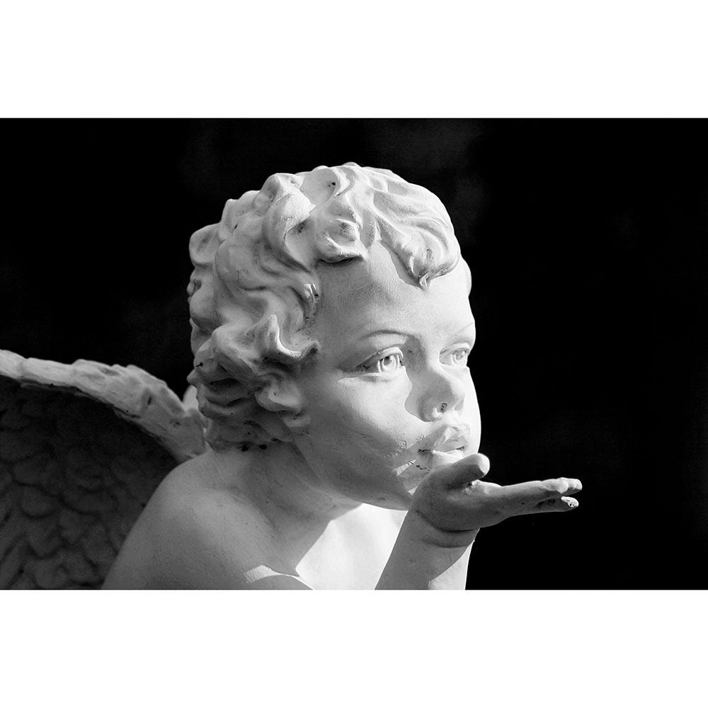 Tela para Quadros Insigth Escultura Doce Anjo - Afic13442 - 120x80 Cm