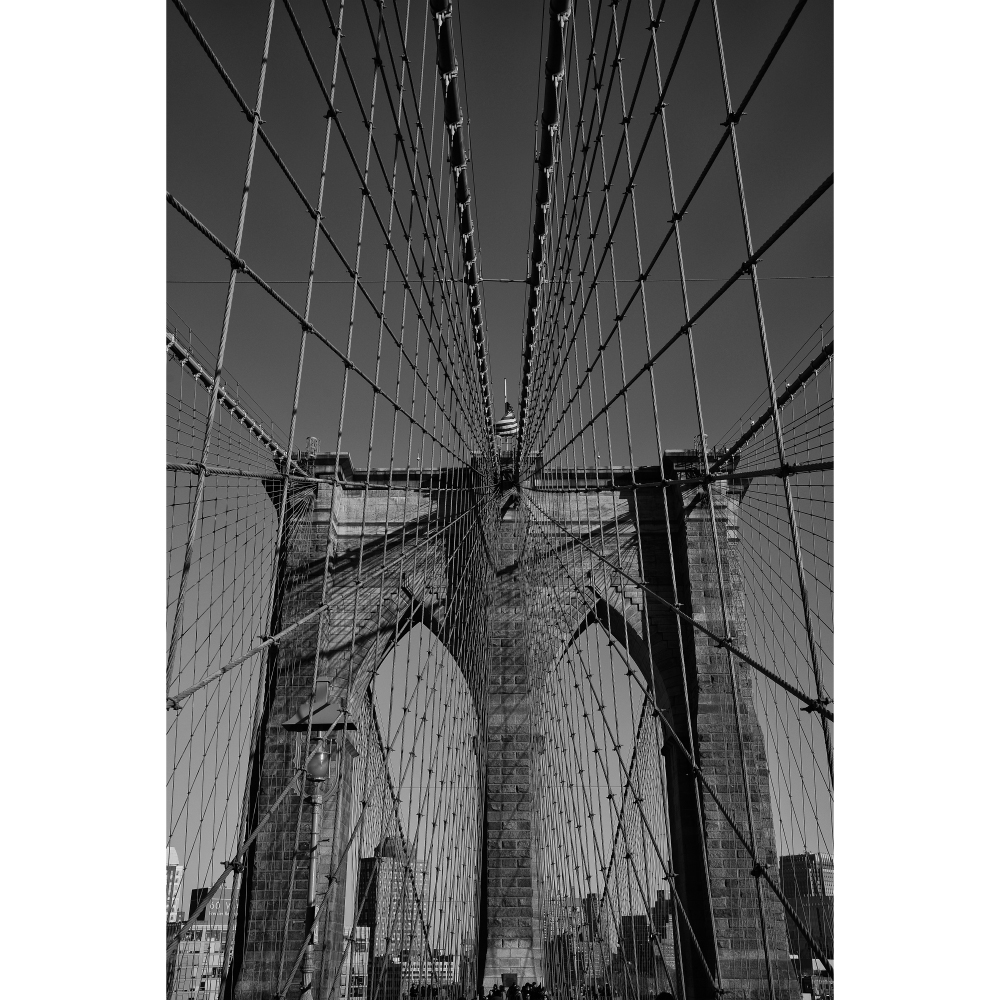 Gravura para Quadros New Ponte Brooklyn Por Dorival Moreira - Afidm076