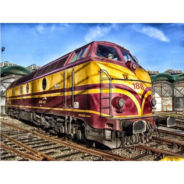Gravura para Quadros Locomotiva Meios de Transportes da Bolvia - Afi2737