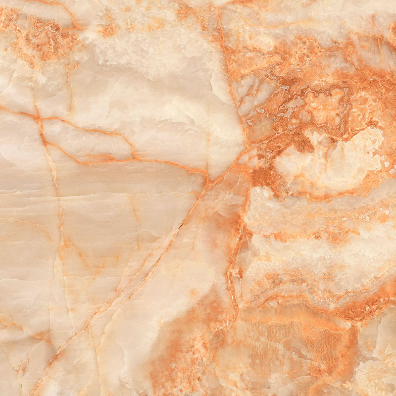 Tela para Quadros Abstrato Natural Mrmore Laranja - Afic16113