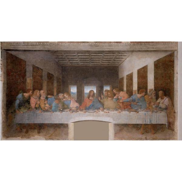 Gravura para Quadros Religioso Santa Ceia Jesus e Seus Doze Discpulo - Afi166