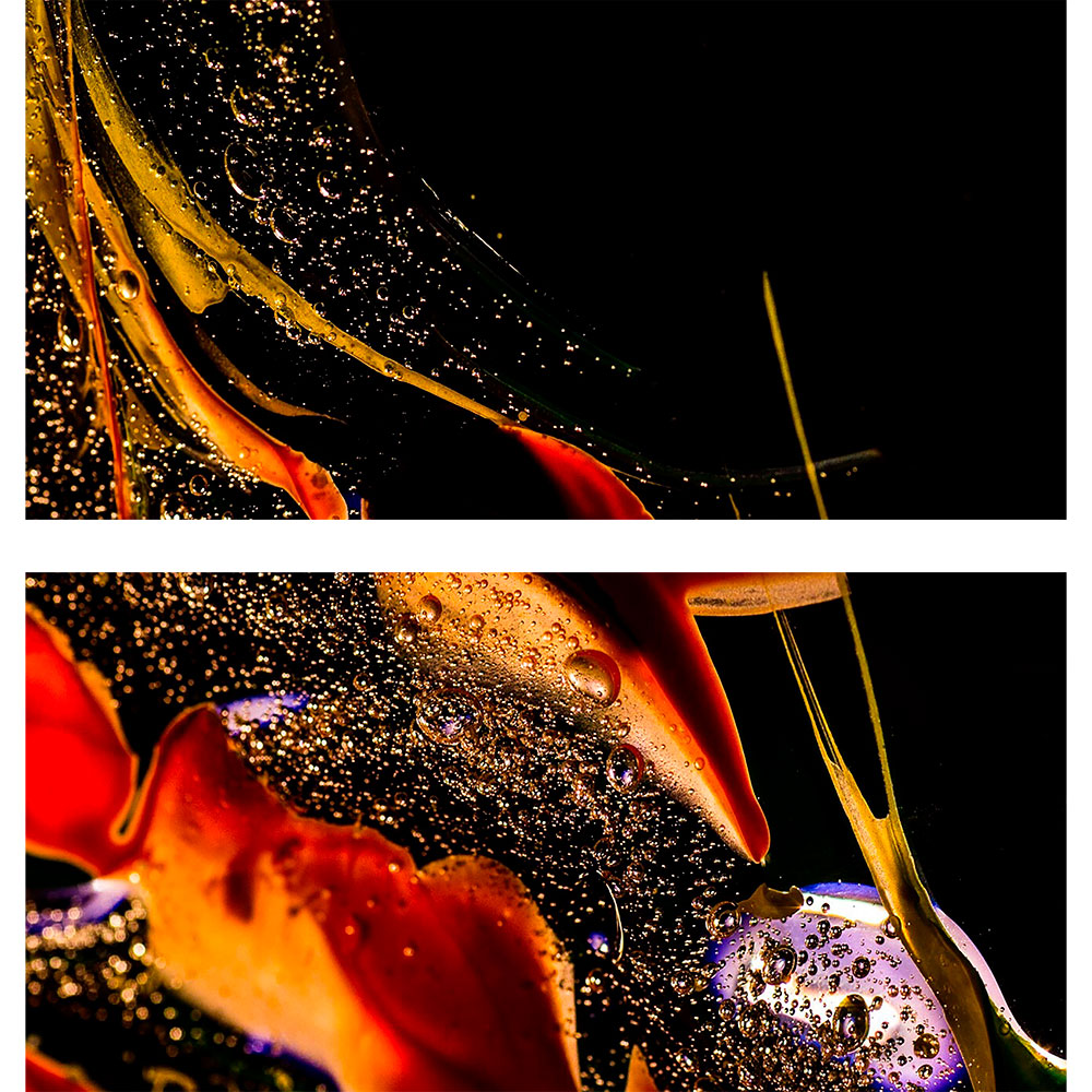 Gravura para Quadros Recortada Abstrato Colorido - Afi12921a - 100x105 Cm