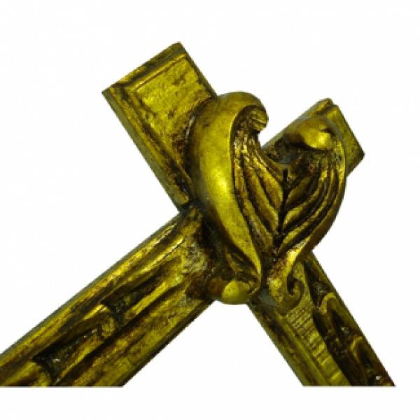 Moldura de Madeira Esculpida Af-660 Acabamento Dourado
