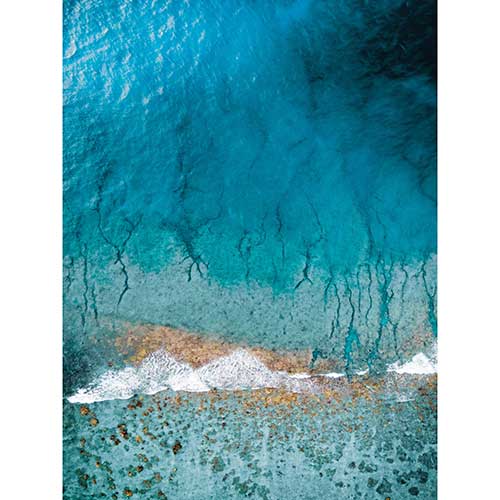 Tela para Quadros Natureza Oceano Azul - Afic18332