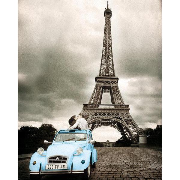 Poster para Quadros Paris Romance 40x50 Cm