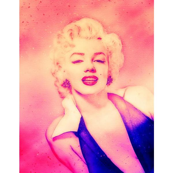 Impresso em Tela para Quadro Marilyn Monroe Deslumbrante - Afic4996
