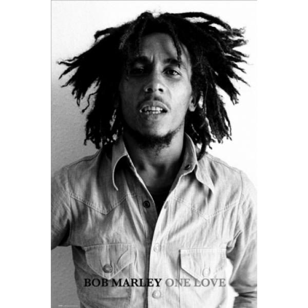 Gravura para Quadros Bob Marley One Love Lp1237 - 60x90 Cm