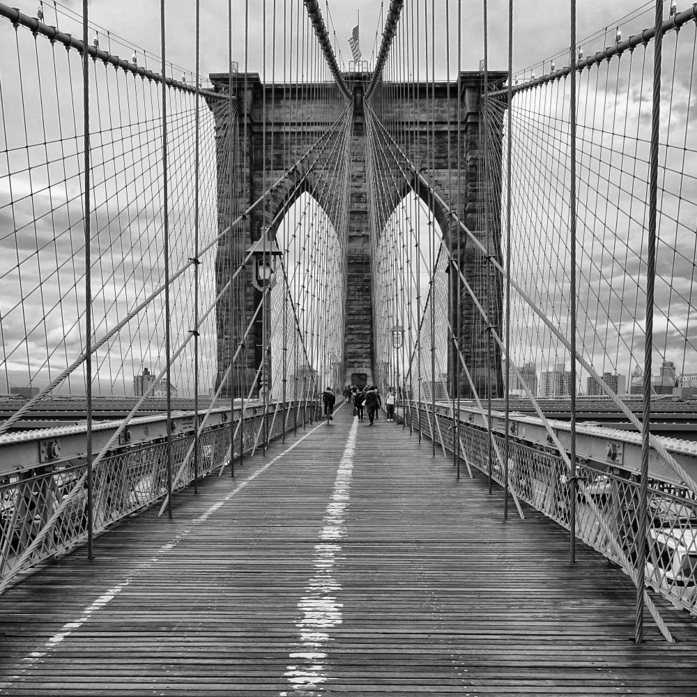 Tela para Quadros Ponte Brooklyn Por Dorival Moreira I - Aficdm079