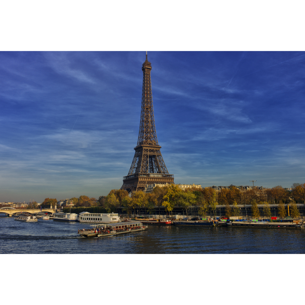 Gravura para Quadros Panormica Torre Eiffel Por Dorival Moreira - Afidm047