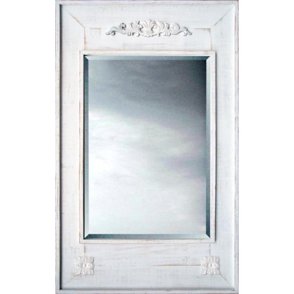 Moldura Decorativa Rstica Branco Clssica para Espelhos -  ESP.037