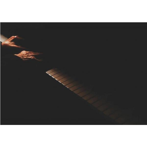 Gravura para Quadros Instrumento Musical Darkness - Afi2694
