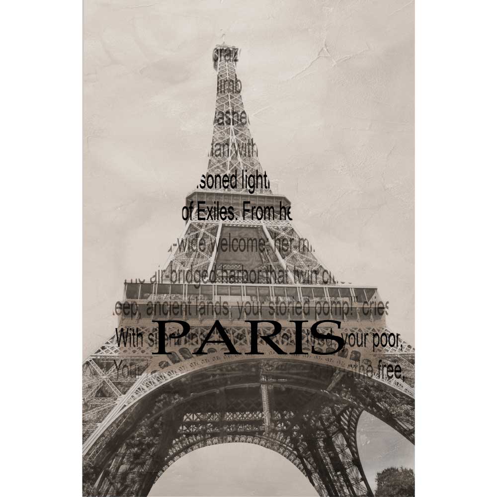 Gravura para Quadros Torre Eifell Paris - Afi1811