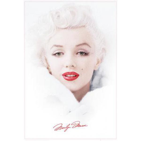 Pster Branco para Quadros Marilyn Monroe 60x90 Cm