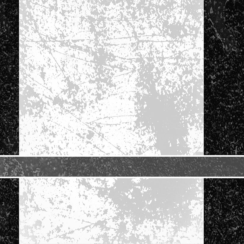 Tela para Quadros Desenho Geomtrico Pintura Abstrata Preto e Branco - Afic17016