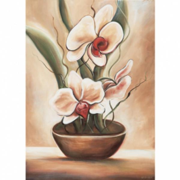 Gravura para Quadros Vaso Floral Orqudea - Nb16 - 50x70 Cm