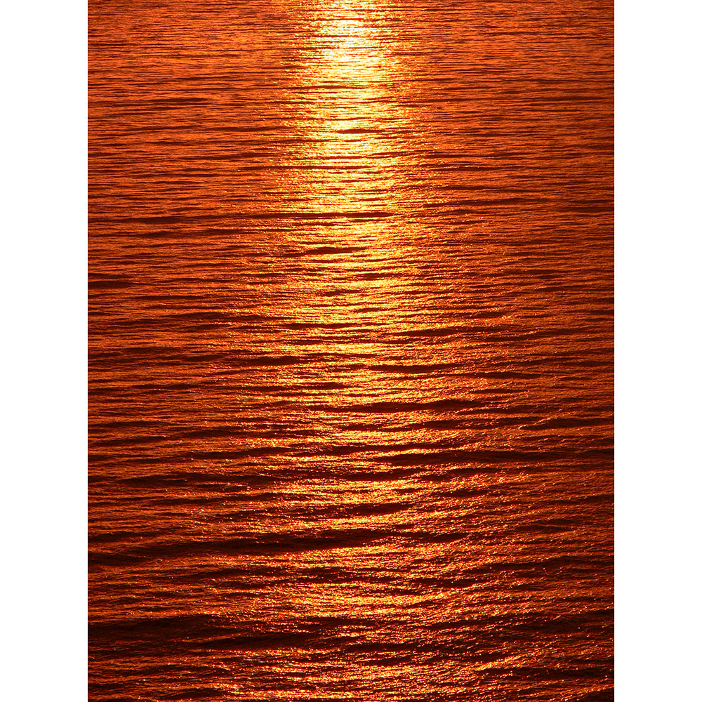 Tela para Quadros Decorativo Reflexo do Pr do Sol No Mar - Afic14632
