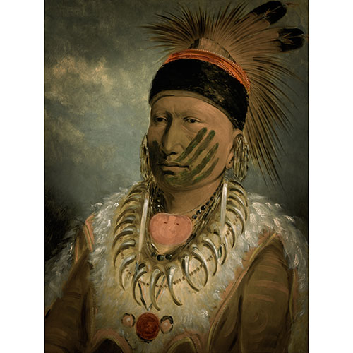 Gravura para Quadros Chefe ndio Nativo Americano - Afi17714