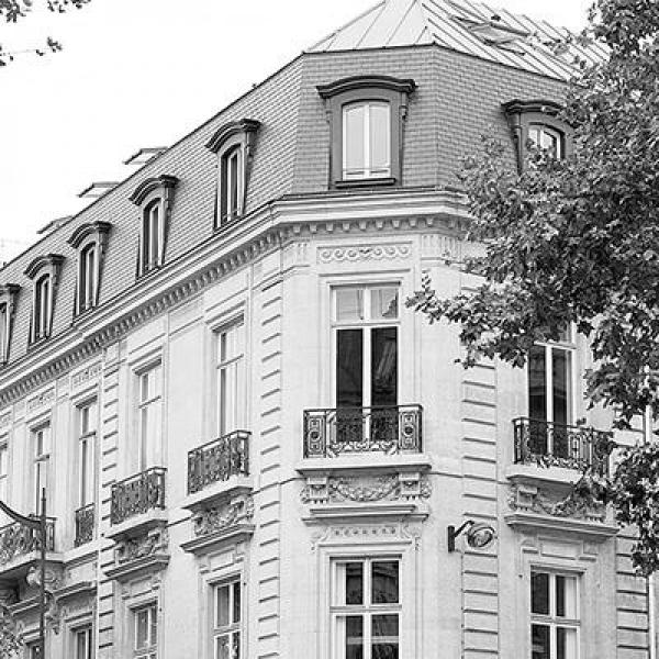 Gravura para Quadros Arquitetnica Prdio Antigo Paris 30x30 Cm