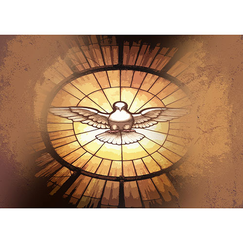 Gravura para Quadros Decorativo Esprito Santo da Paz - Afi17669