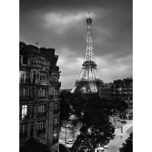 Gravura para Quadros Torre Eiffel Iluminada 08138 - 60x80 Cm