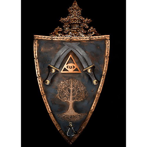 Tela para Quadros Decorativo Escudo Principe de Gales I - Afic19512