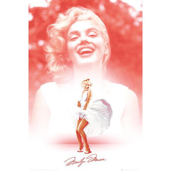 Pster Pink para Quadros Marilyn Monroe 60x90 Cm