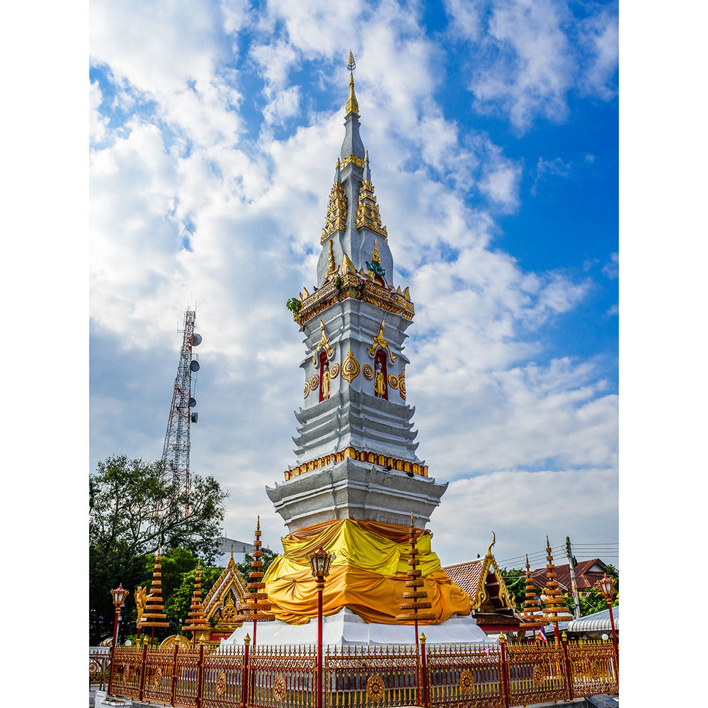 Gravura para Quadros Arquitetura Templo Wat Mahathat, Phra That Anon - Afi13545 - 70x100 Cm