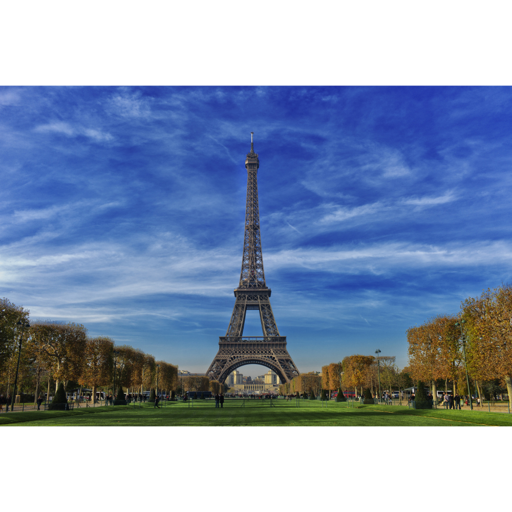 Tela para Quadros Jardim Torre Eiffel Por Dorival Moreira - Aficdm046