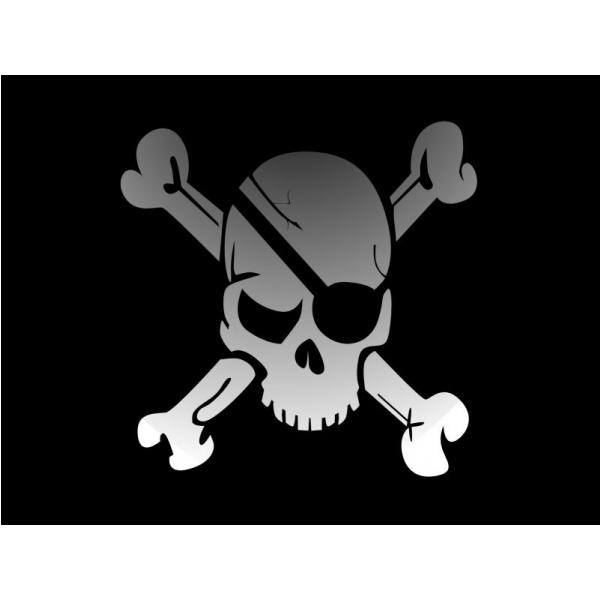 Gravura para Quadros Smbolo Piratas Afi2482 - 66x50 Cm