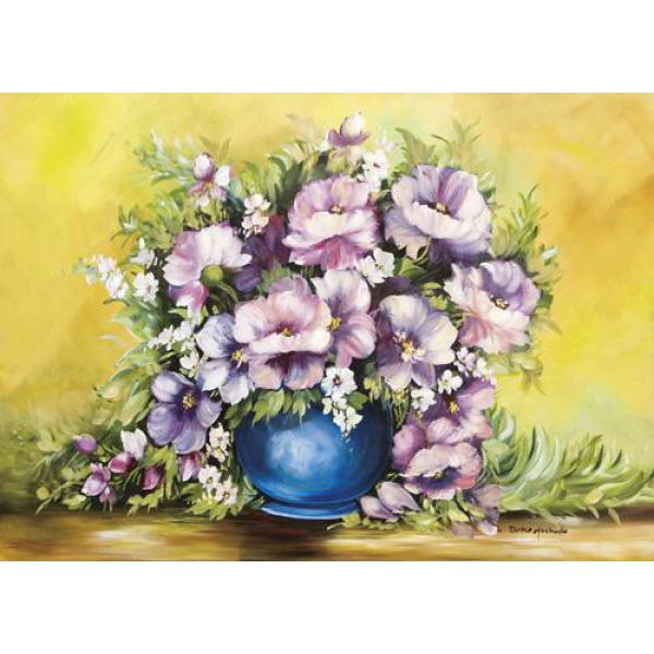 Gravura para Quadros Decorativo Vaso com Flores - Nb035 - 70x50 Cm