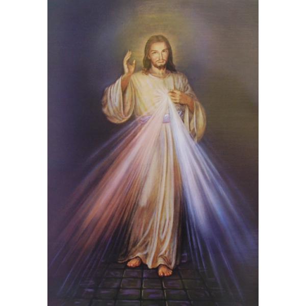 Gravura para Quadros Religioso Corao Iluminado de Jesus - R7 - 50x70 Cm