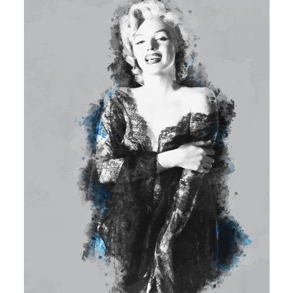 Impresso em Tela para Quadros Decorativos dolo Marilyn Monroe I - Afic3780