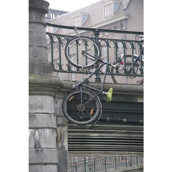 Impresso em Tela para Quadros Bicicleta Pendurada em Estrutura - Afic706