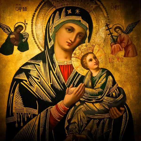 Gravura para Quadros Religioso Nossa Senhora do Perptuo Socorro - Afi4135