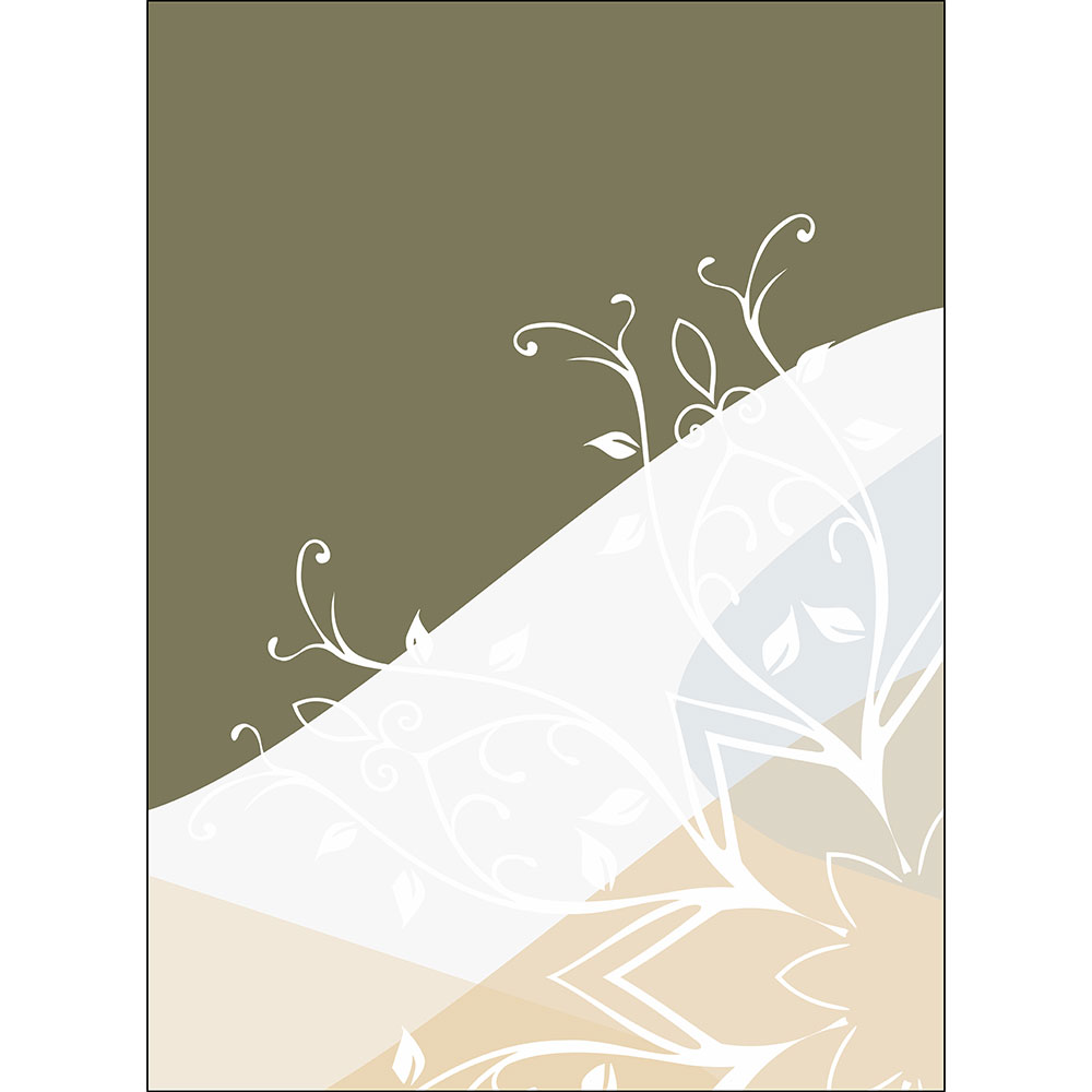 Tela para Quadros Decorativo Folhas Branca Fundo Colorido I - Afic13011