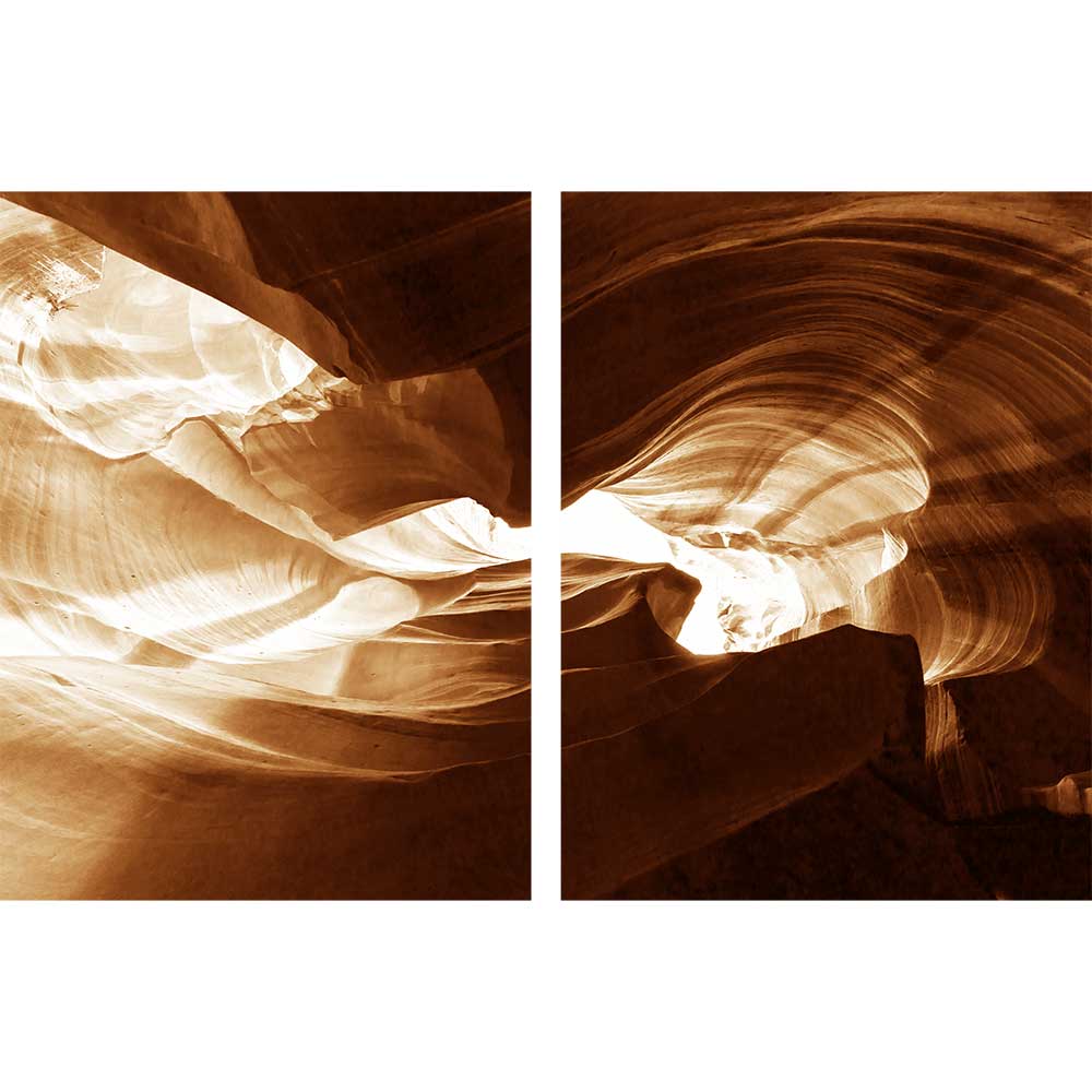 Gravura para Quadros Recortada Abstrato Rochoso Luminoso - Afi15870a - 185x120 Cm