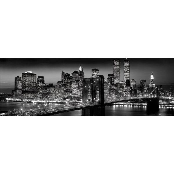 Pster para Quadros Panormica Cidade de Nova York 91,5x30,5 Cm