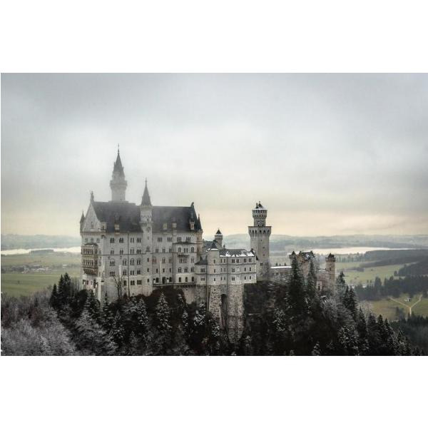 Impresso em Tela para Quadros Castelo Neuschwanstein - Afic3655