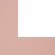 Paspatur de Papel Para Quadros e Painis de Fotos 80x100cm - Rosa Beb com Recheio Branco