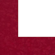 Paspatur de Papel Aveludado para Quadros e Painis de Fotos 80x100cm - Vermelho